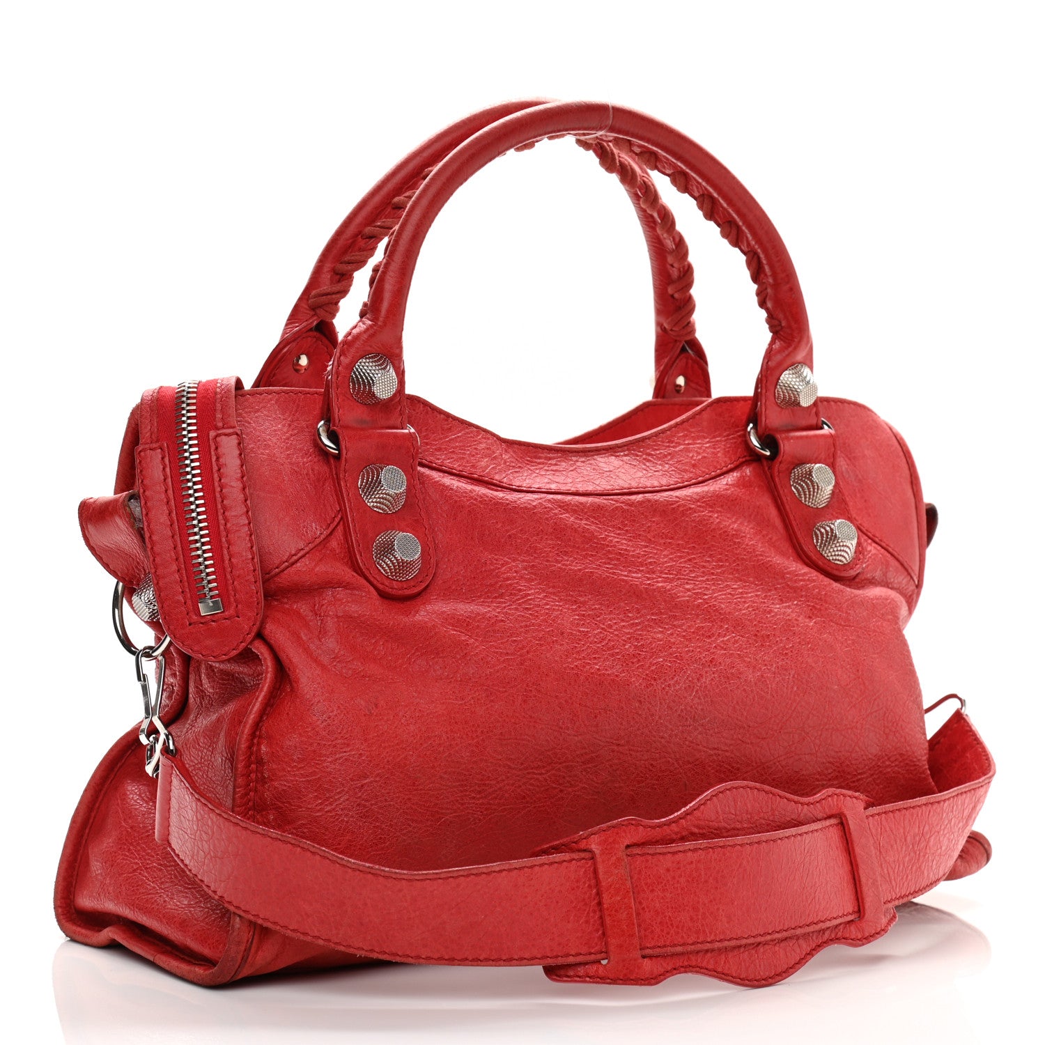 Balenciaga Agneau Giant 21 Silver Hardware City Rouge Coquelicot 3 of 21
