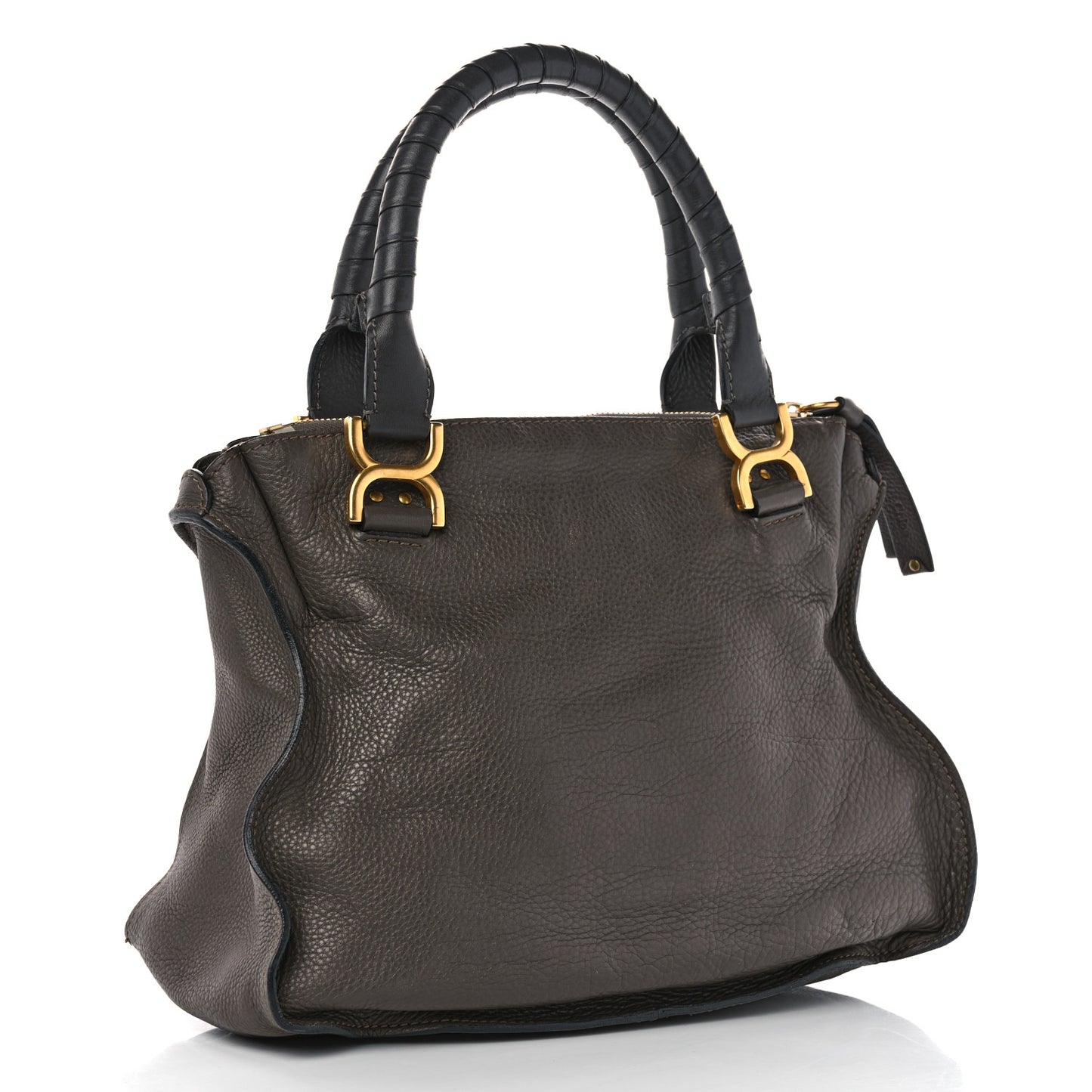 Calfskin Medium Marcie Satchel Baobab Green