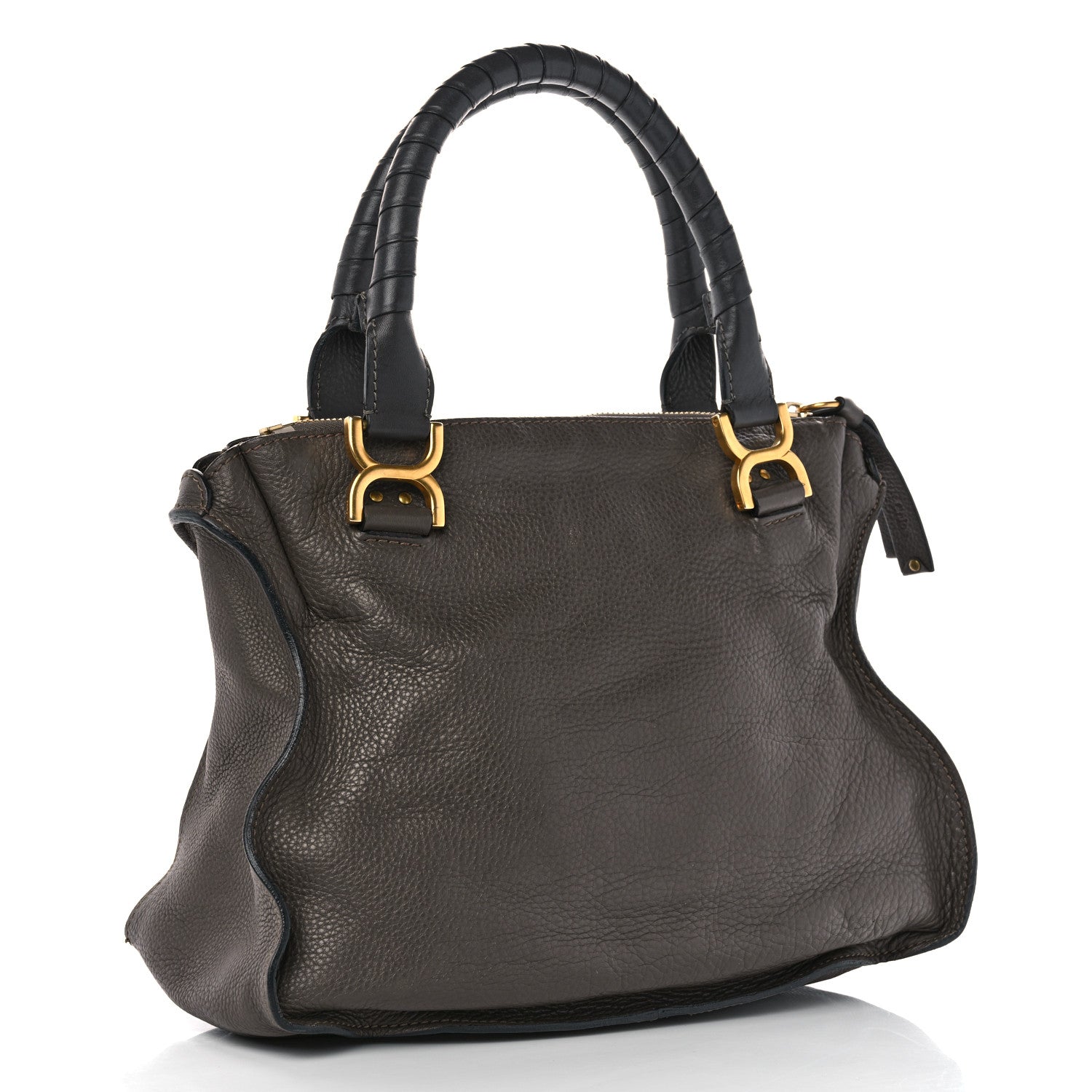 Chloe Calfskin Medium Marcie Satchel Baobab Green 3 of 10