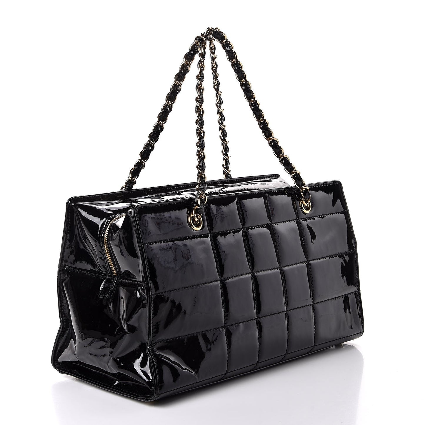 Patent Chocolate Bar CC Tote Black