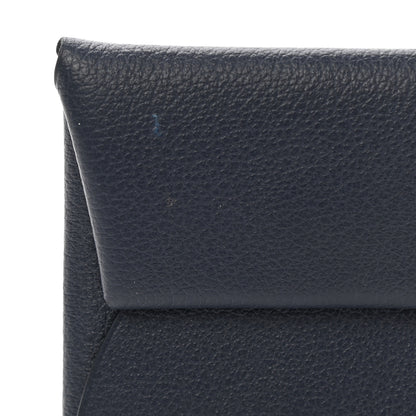 Hermes Evercolor Bastia Verso Coin Purse Bleu Nuit Sesame 4 of 9