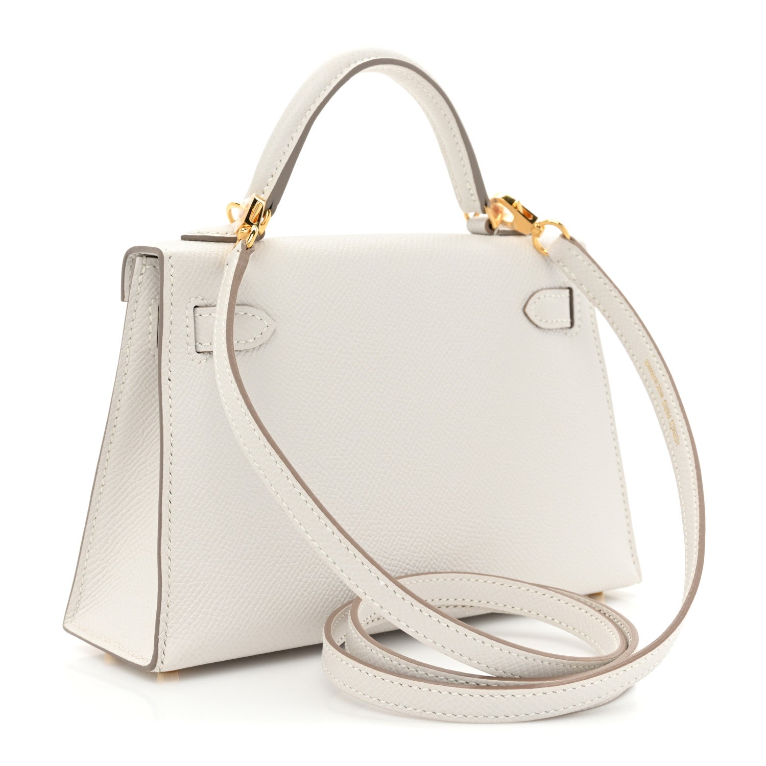 Hermes Epsom Mini Kelly Sellier 20 Gris Pale 3 of 8