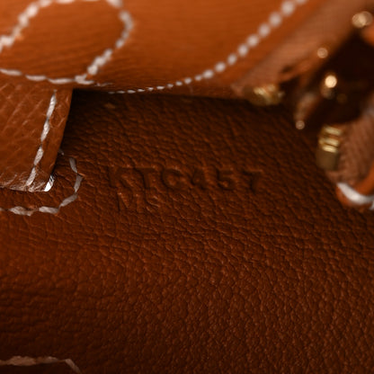 Hermes Epsom Kelly Sellier 25 Gold 7 of 11