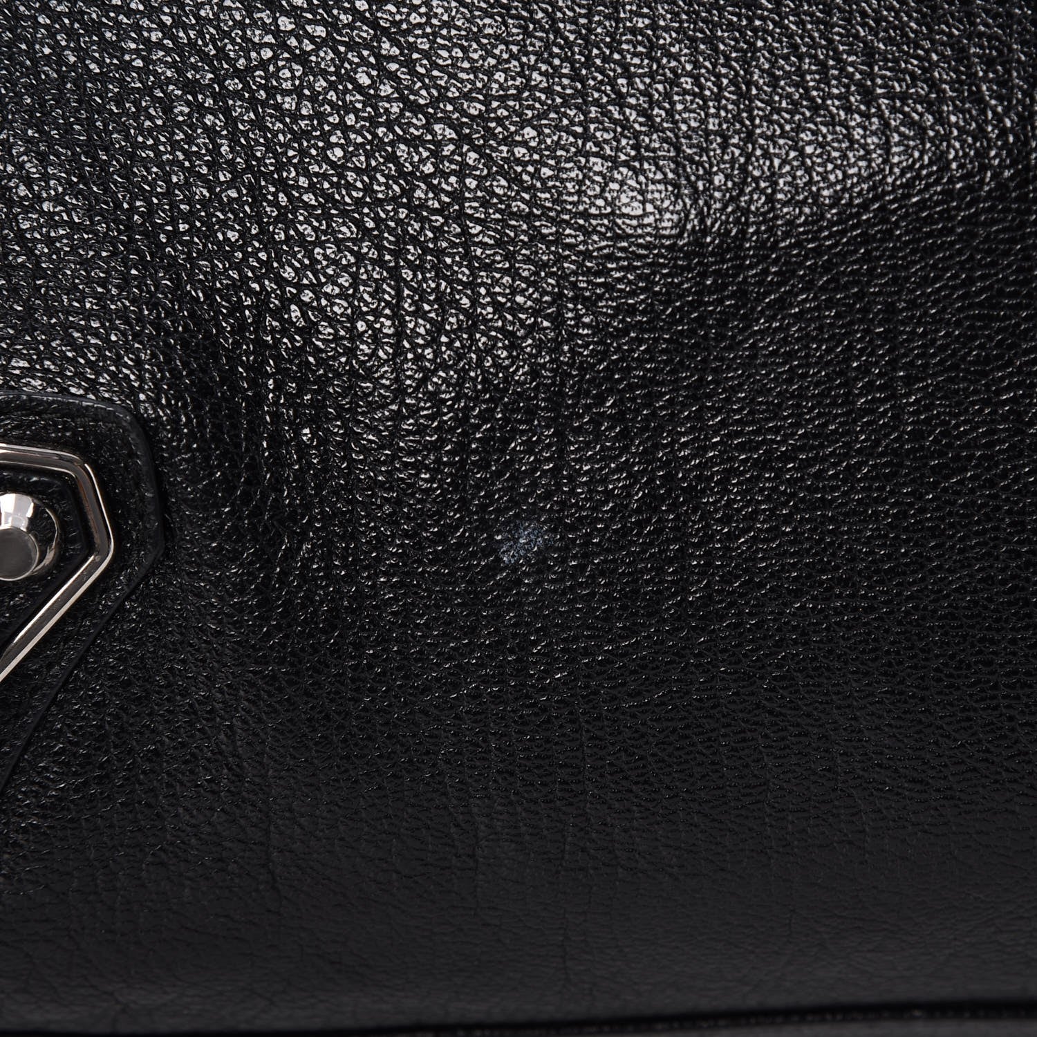 Balenciaga Chevre Silver Metallic Edge Hardware Velo Black 9 of 15