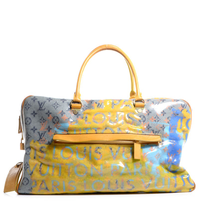 Louis Vuitton Monogram Pulp Defile Weekender GM Yellow 1 of 7