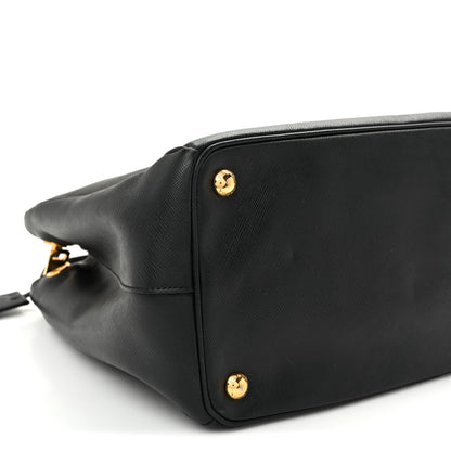 Prada Saffiano Lux Medium Galleria Double Zip Tote Black 9 of 11
