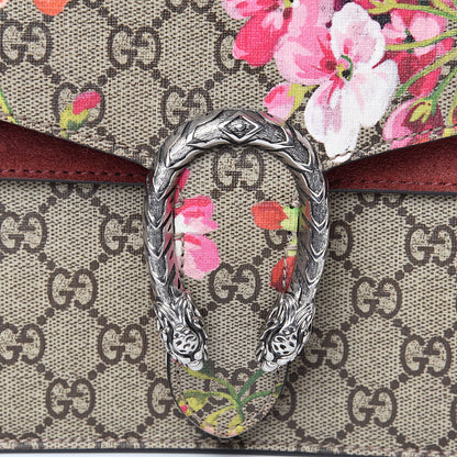Gucci GG Supreme Monogram Blooms Mini Dionysus Shoulder Bag Beige Multicolor Dry Rose 15 of 15