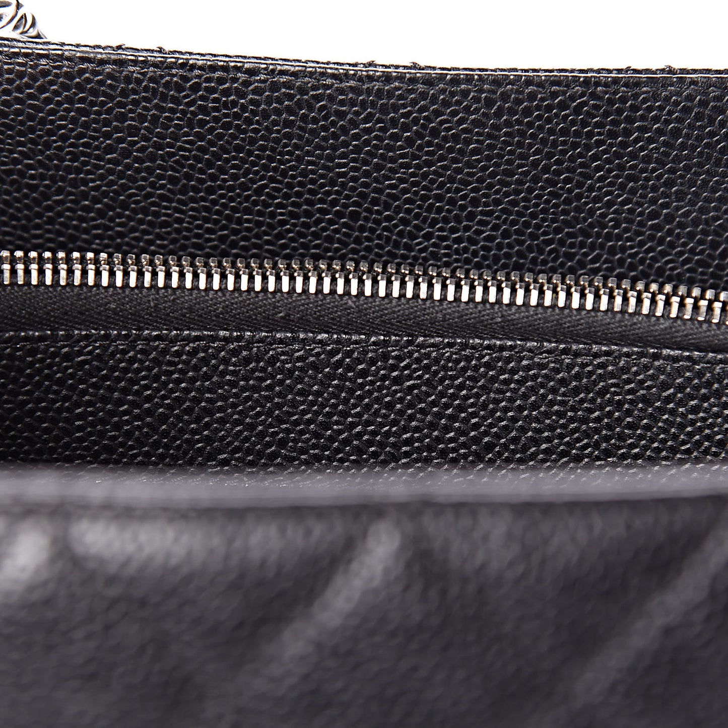 Caviar Quilted Grand Shopping Tote GST Black