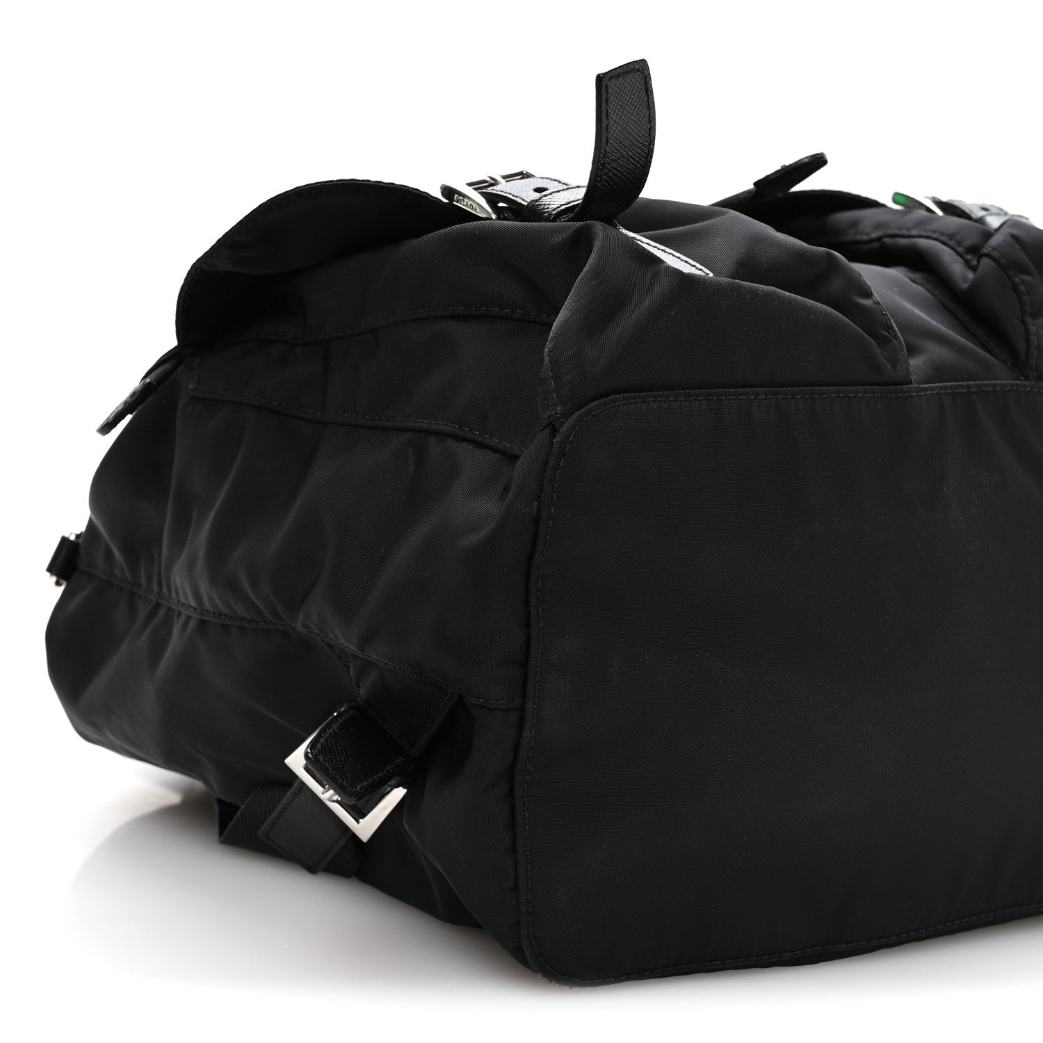 Prada Re-Nylon Vela Saffiano Medium Backpack Black 11 of 12