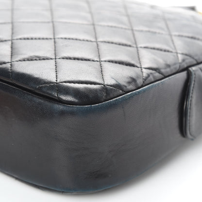 Chanel Lambskin Quilted Camera Case Black 11 of 16