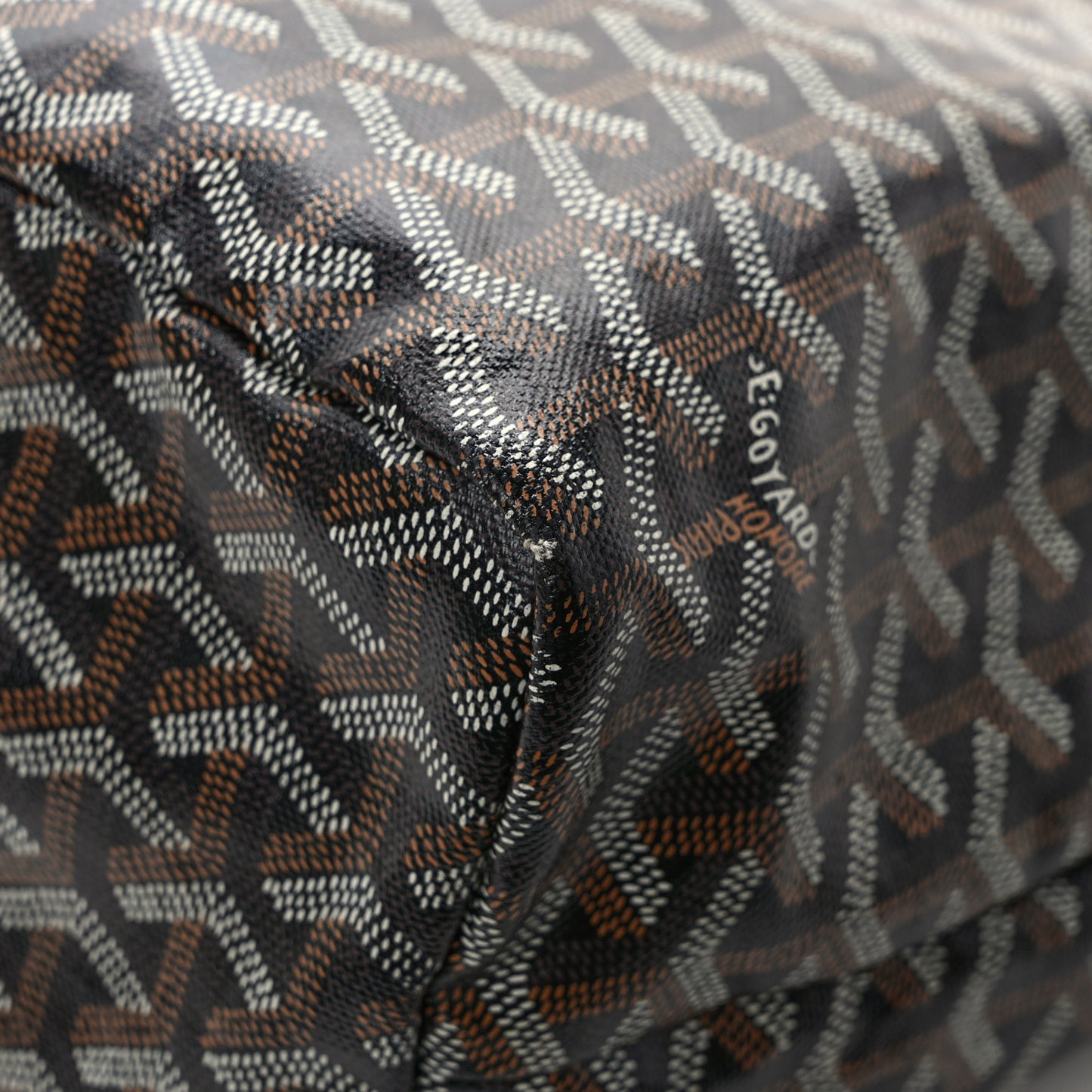 Goyardine Saint Louis PM Black Gold