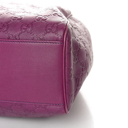 Gucci Guccissima Charmy Shoulder Bag Purple 9 of 10