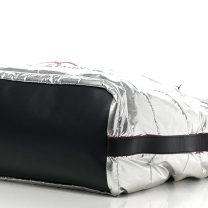 Chanel Reversible Chanel Airlines Tote Silver Navy 12 of 19