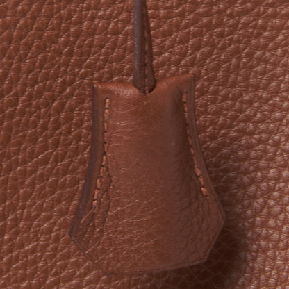 Hermes Taurillon Clemence Birkin 35 Marron D'Inde 31 of 33