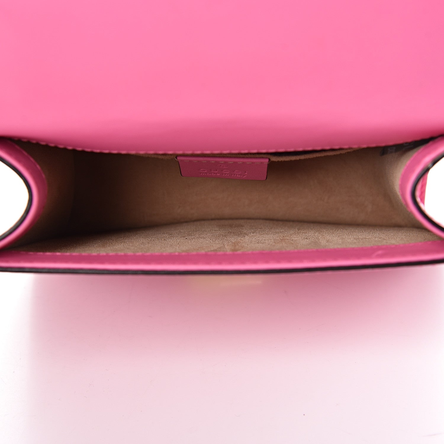 Gucci Vitello Fontanella Web Mini Sylvie Chain Shoulder Bag Pink Tropical Flower 5 of 11