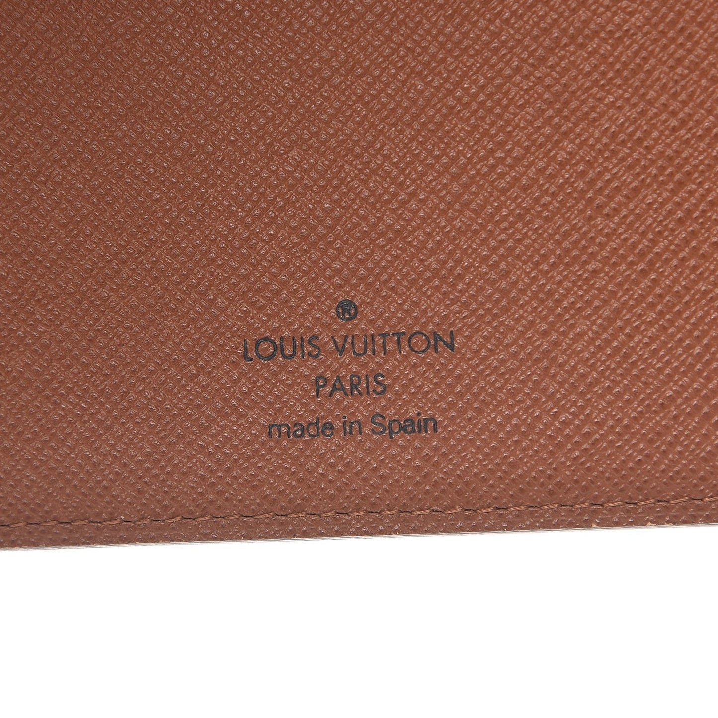 Monogram Desk Agenda Cover