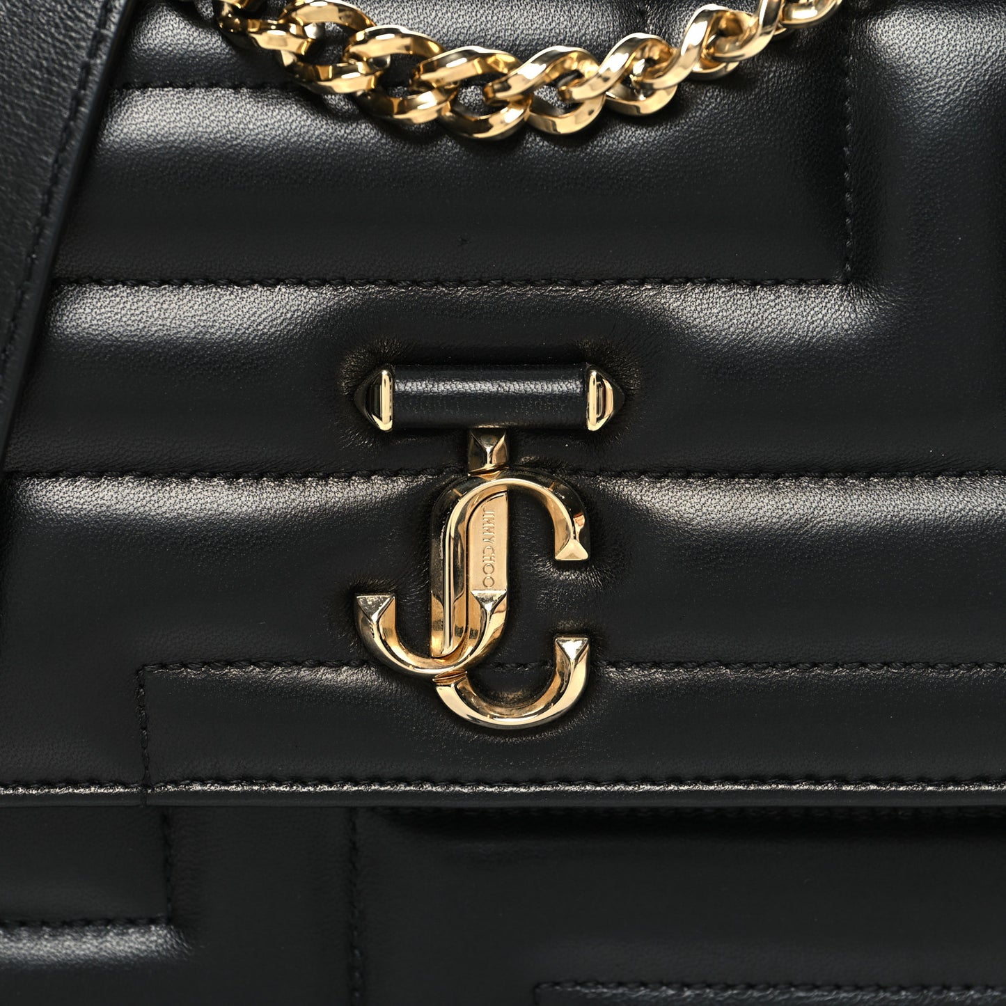 Nappa Quilted Avenue Quad Shoulder Bag Black