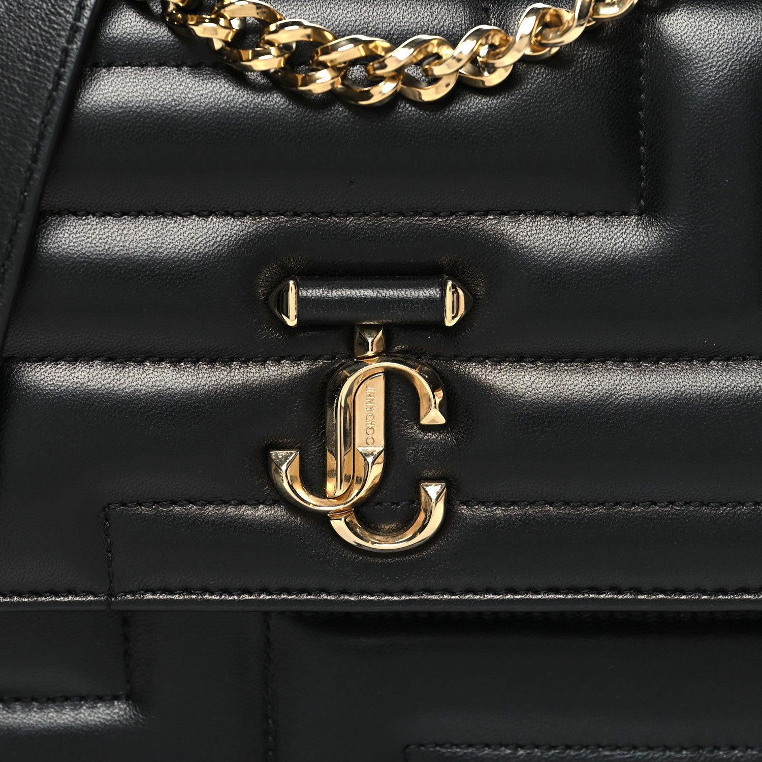 Jimmy Choo Nappa Quilted Avenue Quad Shoulder Bag Black 7 of 10