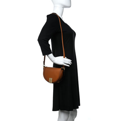 Fendi Vitello King Plexiglass Moonlight Shoulder Bag Cuoio 2 of 10