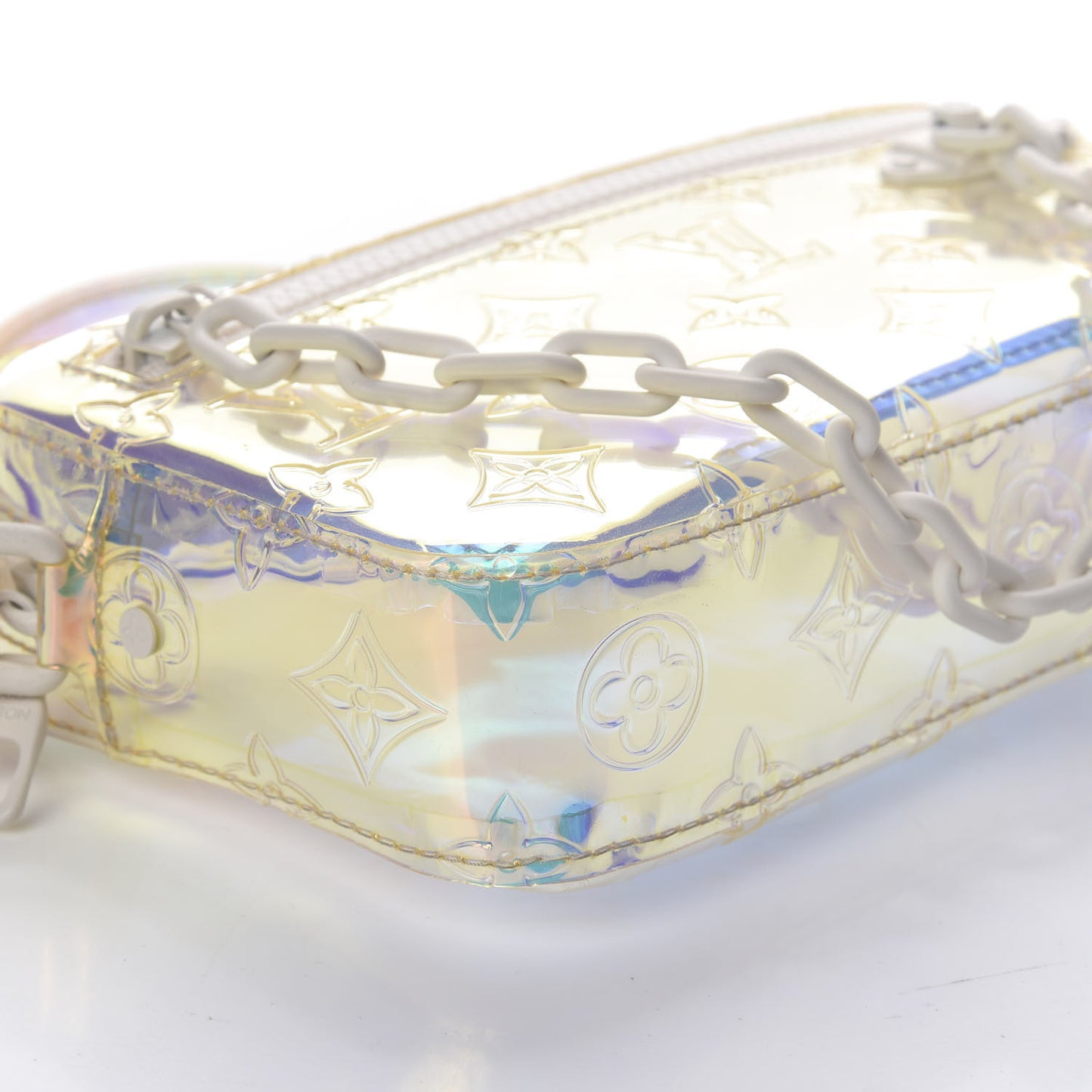 PVC Monogram Pochette Volga Iridescent Prism