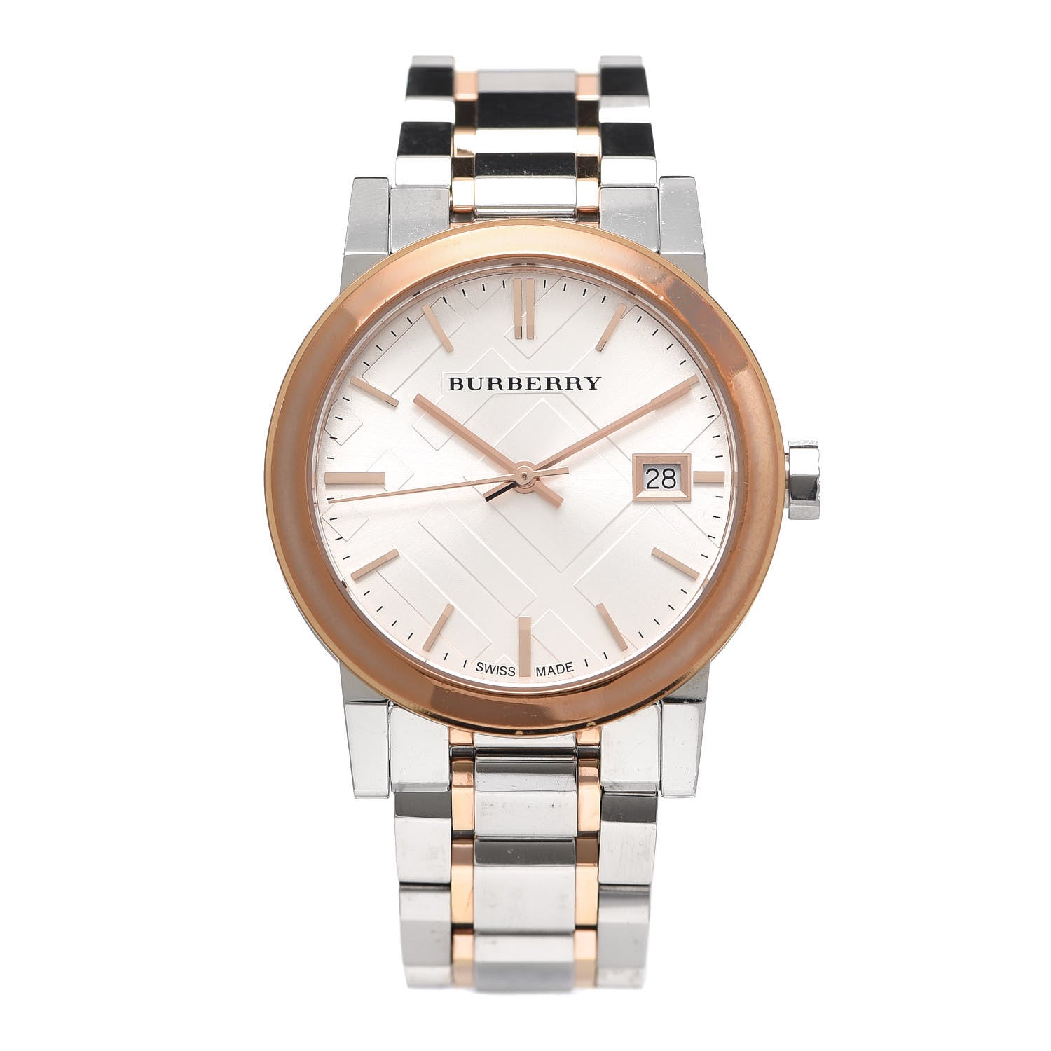 Burberry Stainless Steel 34mm The City Quartz Watch BU9105 1 of 6