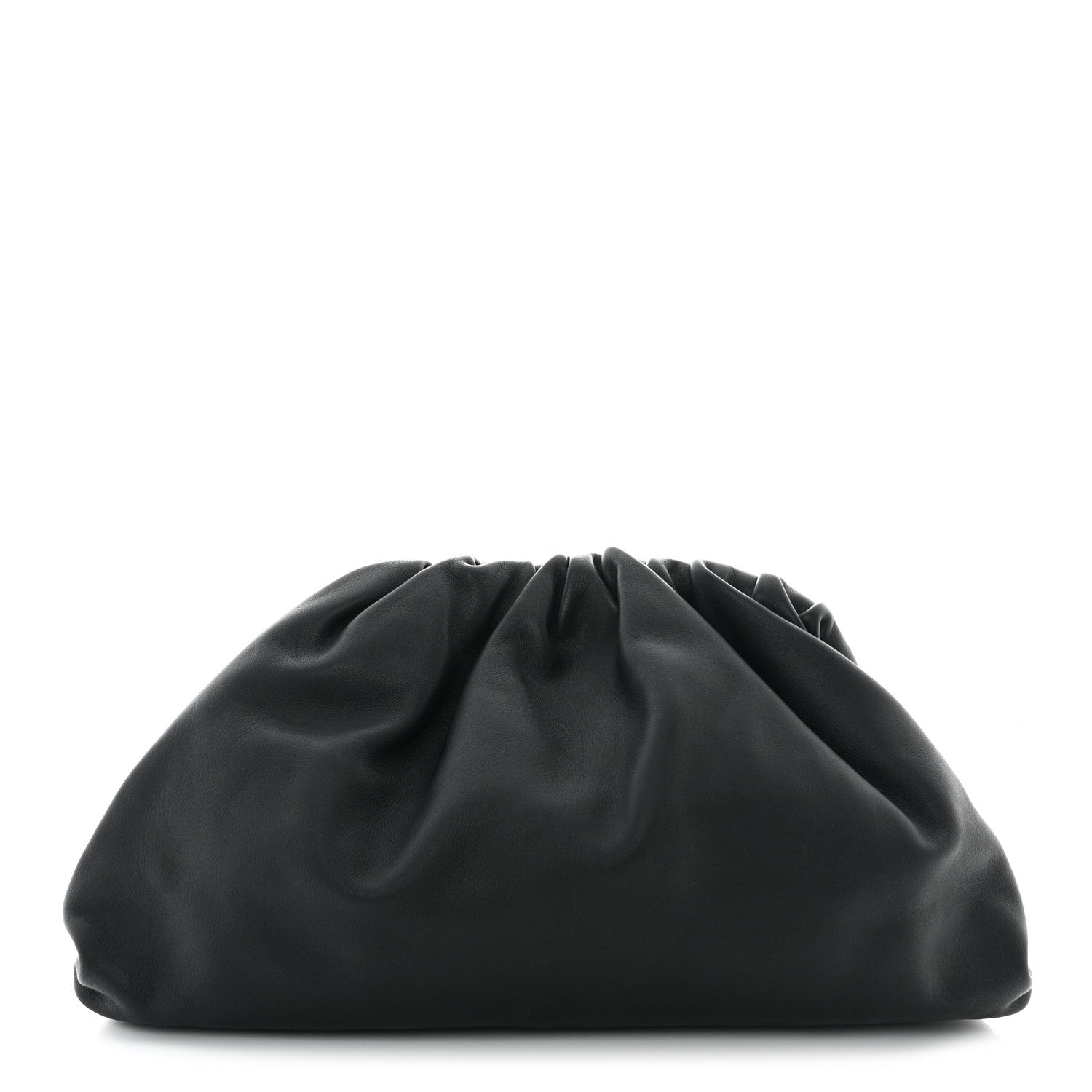 Bottega Veneta Smooth Butter Calf The Pouch Oversized Clutch Black 1 of 12