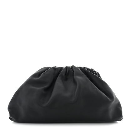 Bottega Veneta Smooth Butter Calf The Pouch Oversized Clutch Black 1 of 12