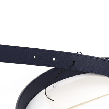 Gucci Calfskin Sylvie Stripe Torchon Double G 20mm Belt 90 36 Maritime Hibiscus Red Mystic White 4 of 5