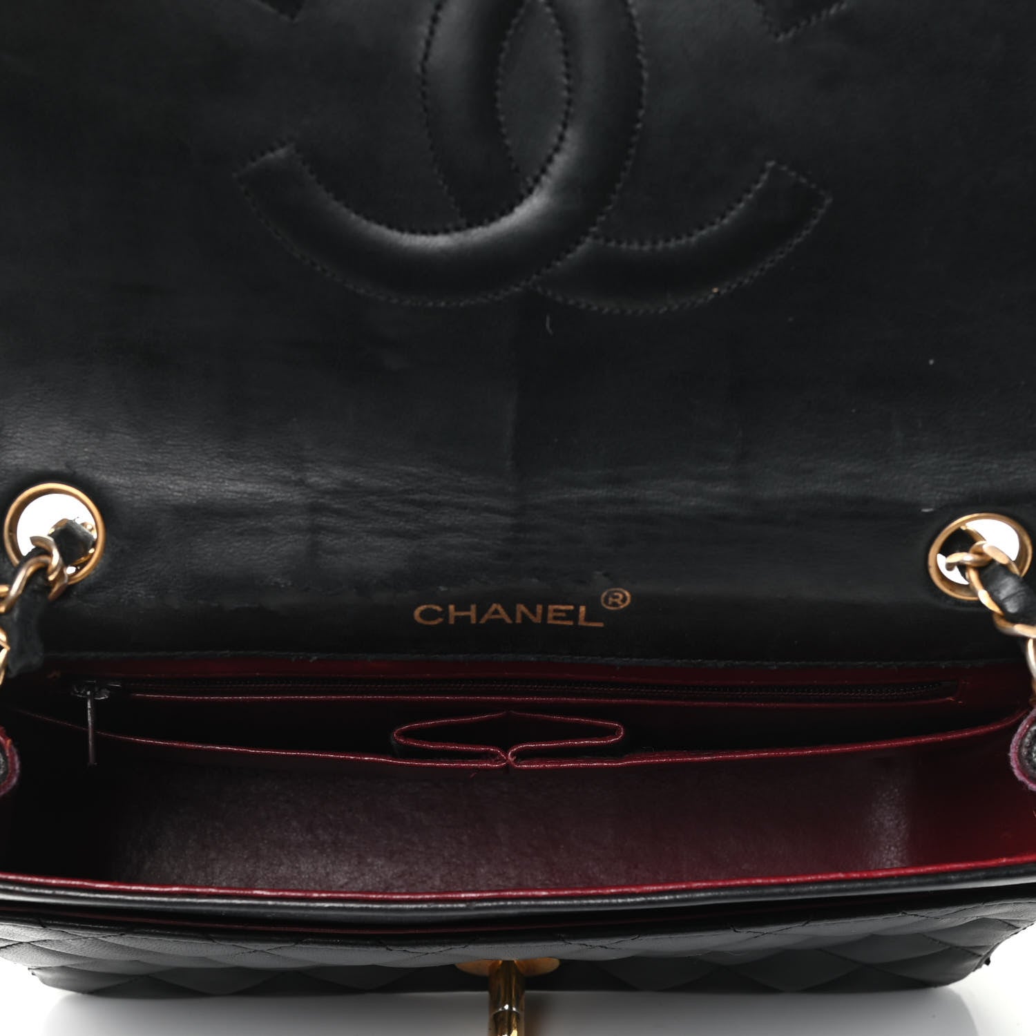 Chanel Lambskin Quilted Flap Bag Black 4 of 6