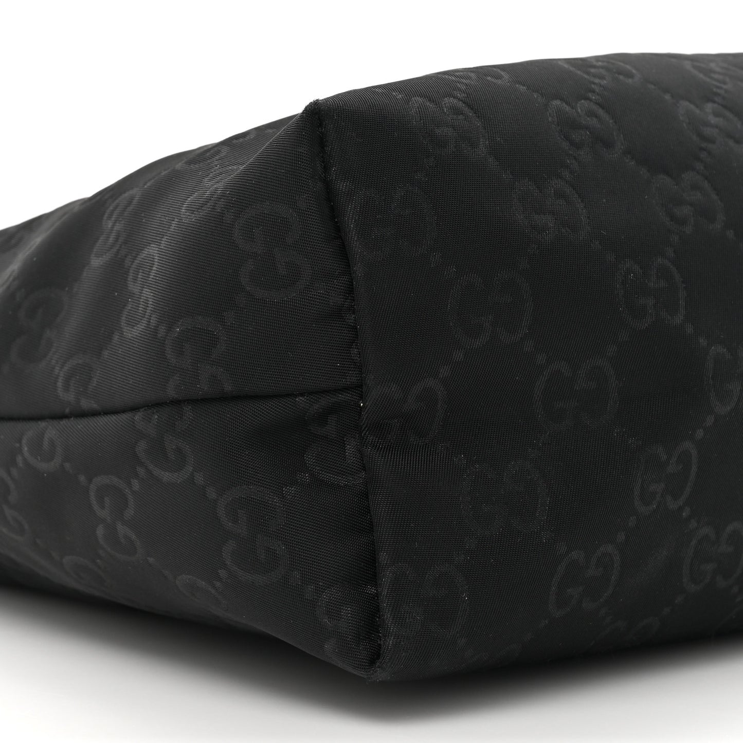 Nylon Monogram Messenger Black