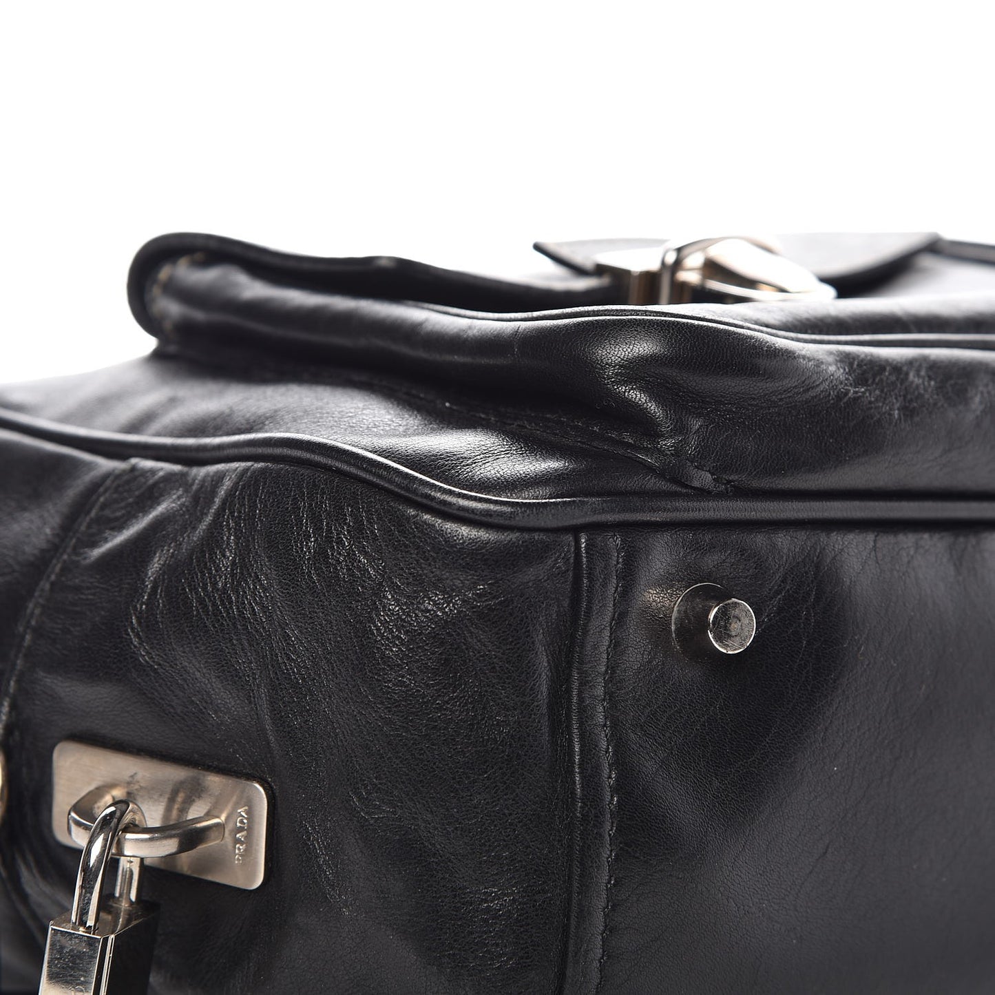 Soft Calfskin Shoulder Bag Black
