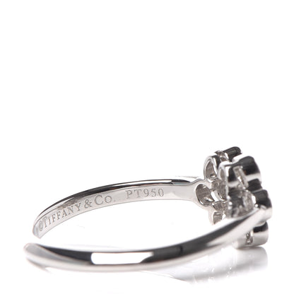 Tiffany Platinum Diamond Enchant Flower Ring 49 5 4 of 7