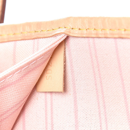 Louis Vuitton Damier Azur Neo Neverfull MM Rose Ballerine 10 of 20