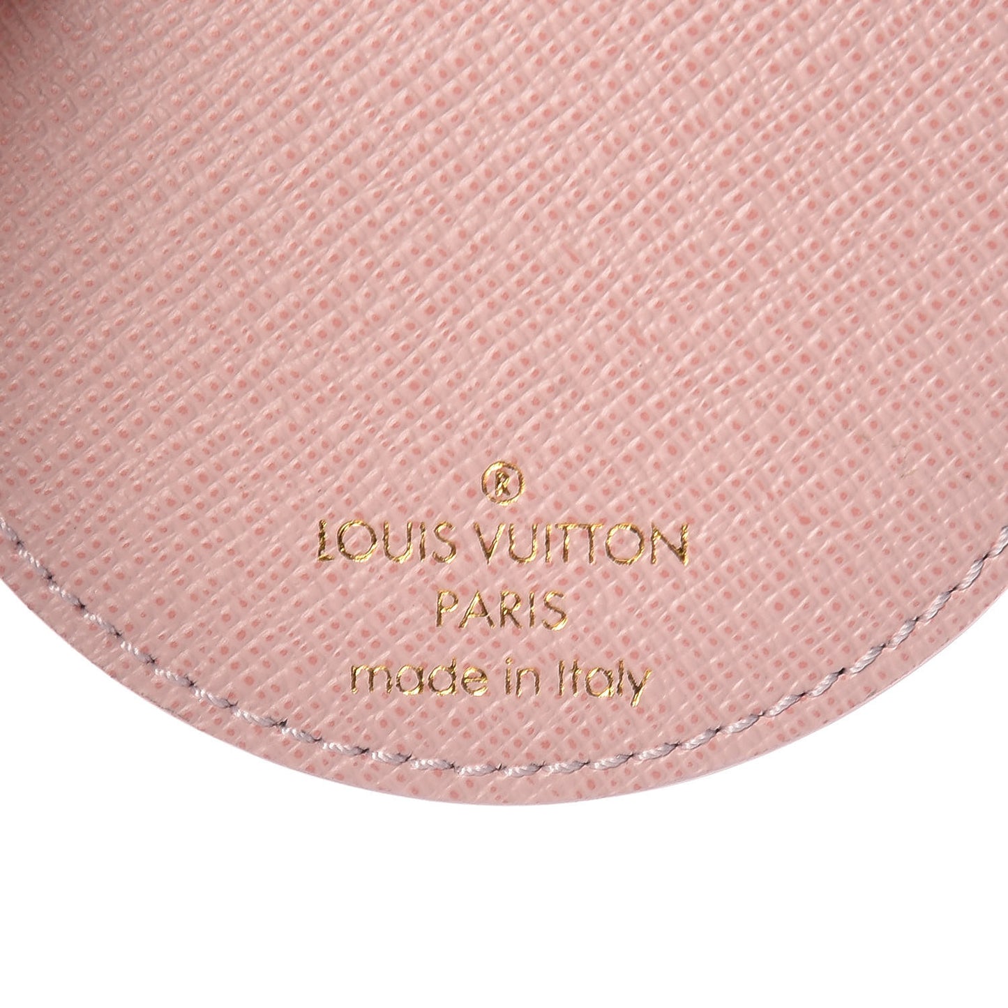 Monogram LV Mirror Bag Charm Key Holder Rose Ballerine
