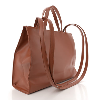 Telfar Vegan Leather Medium Shopping Bag Tan 3 of 12