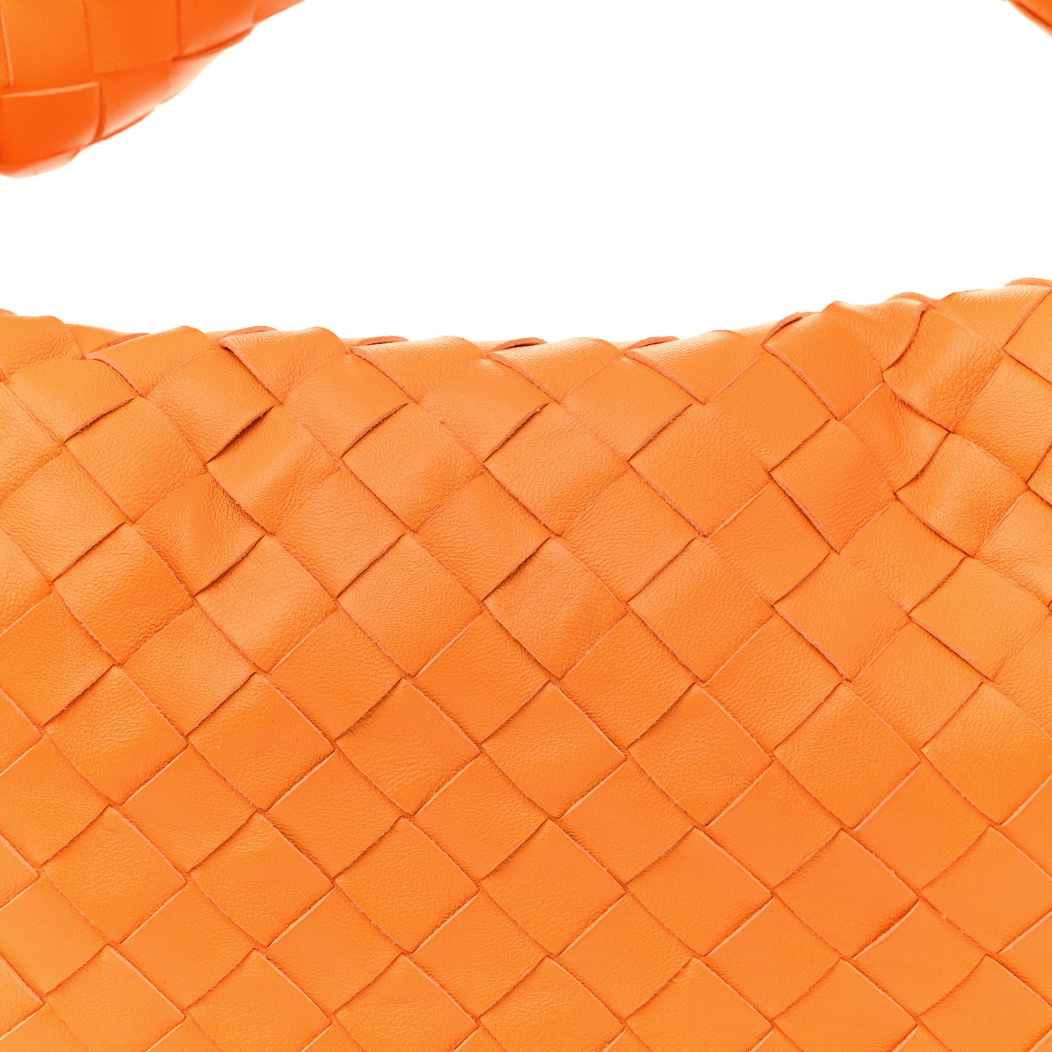 Bottega Veneta Nappa Intrecciato Teen Jodie Hobo Tangerine 8 of 12