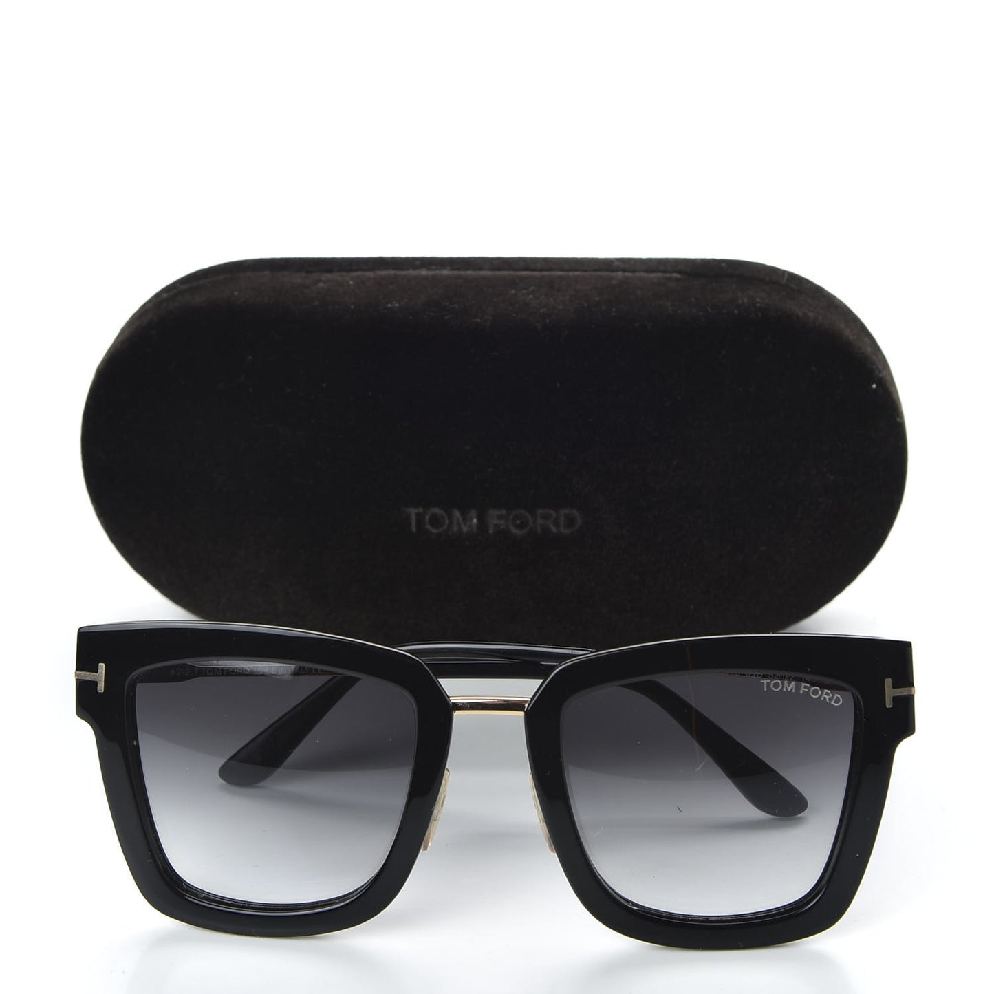 Acetate Lara Sunglasses TF573 Black