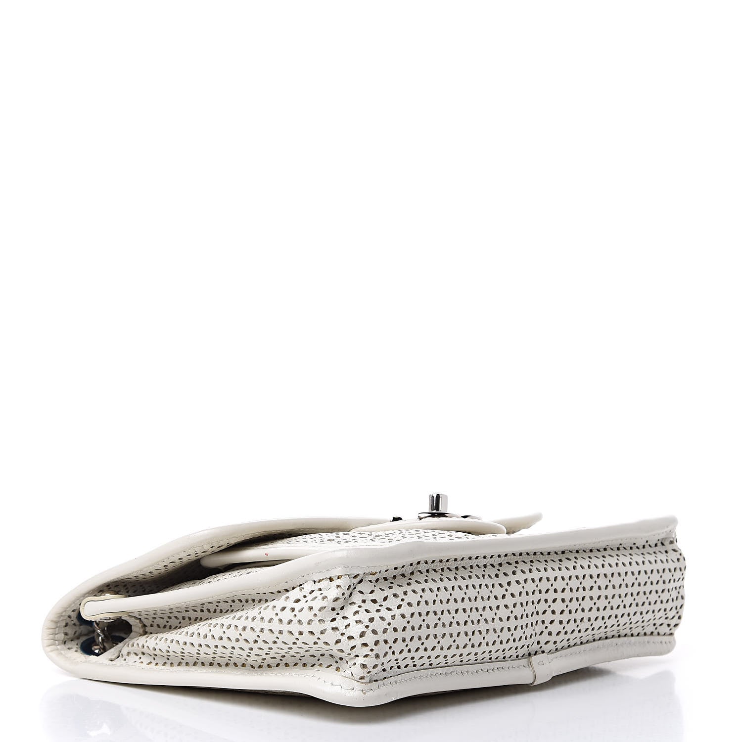 Chanel Perforated Calfskin Small Up In The Air Flap Ivory 4 of 17