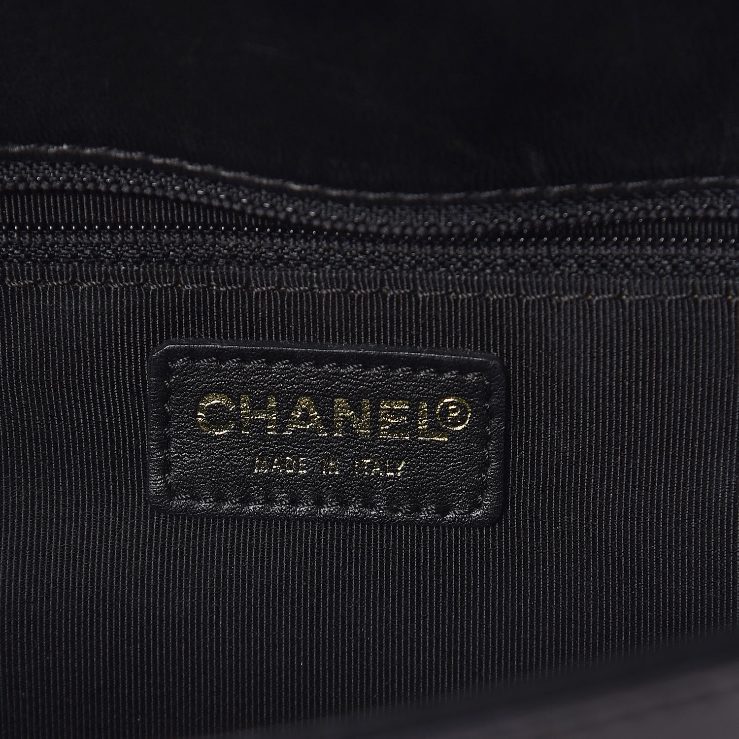Chanel Lambskin Quilted CC Chocolate Bar Flap Black 6 of 10