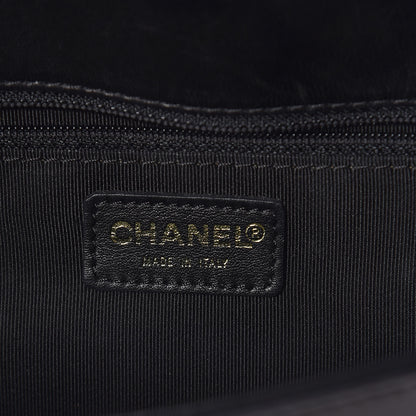 Chanel Lambskin Quilted CC Chocolate Bar Flap Black 6 of 10