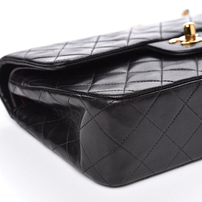 Chanel Lambskin Quilted Small Double Flap Black 9 of 14