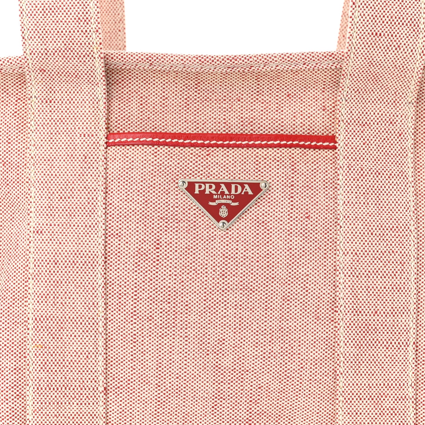 Canvas Misto Lino Shopping Tote Natural Rose