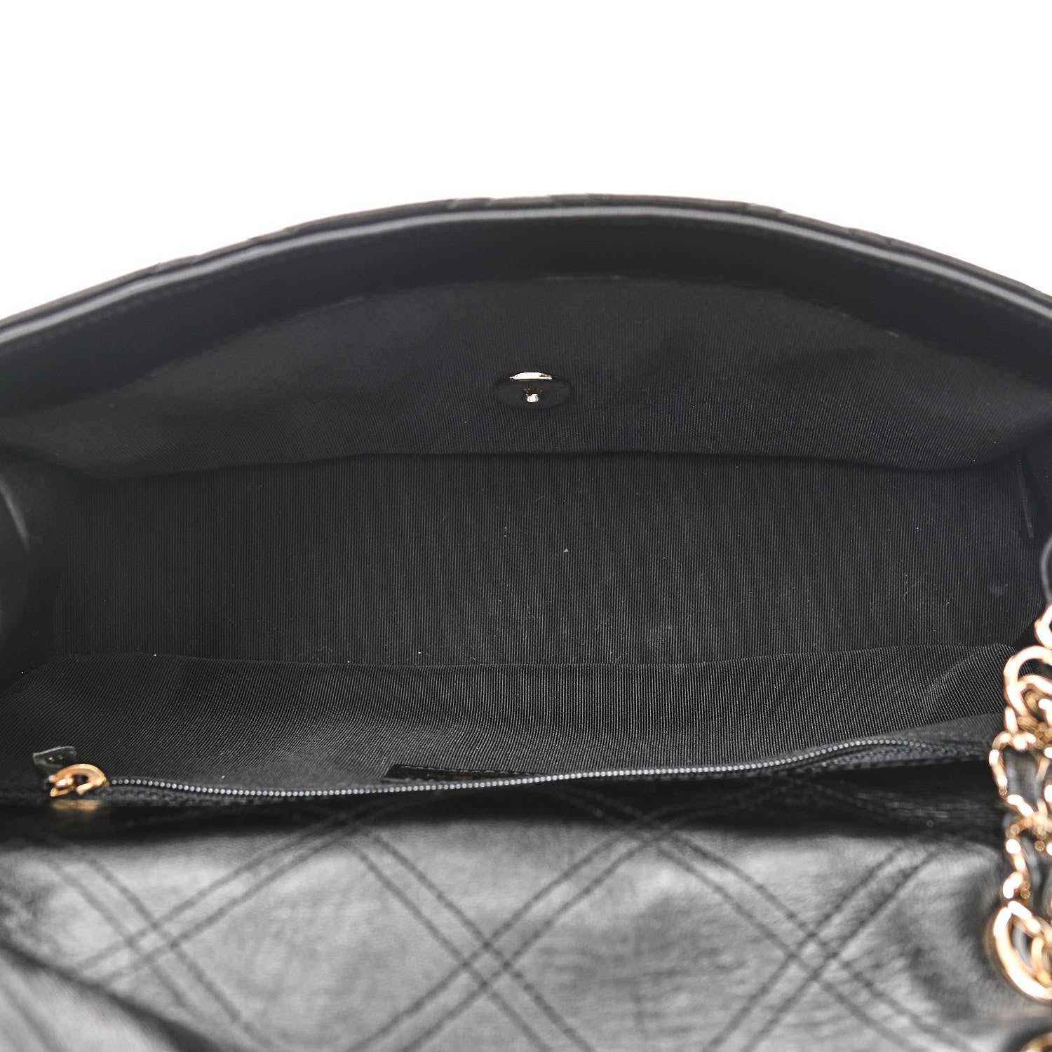 Chanel Lambskin Quilted Pearl Studded Flap Black 5 of 10