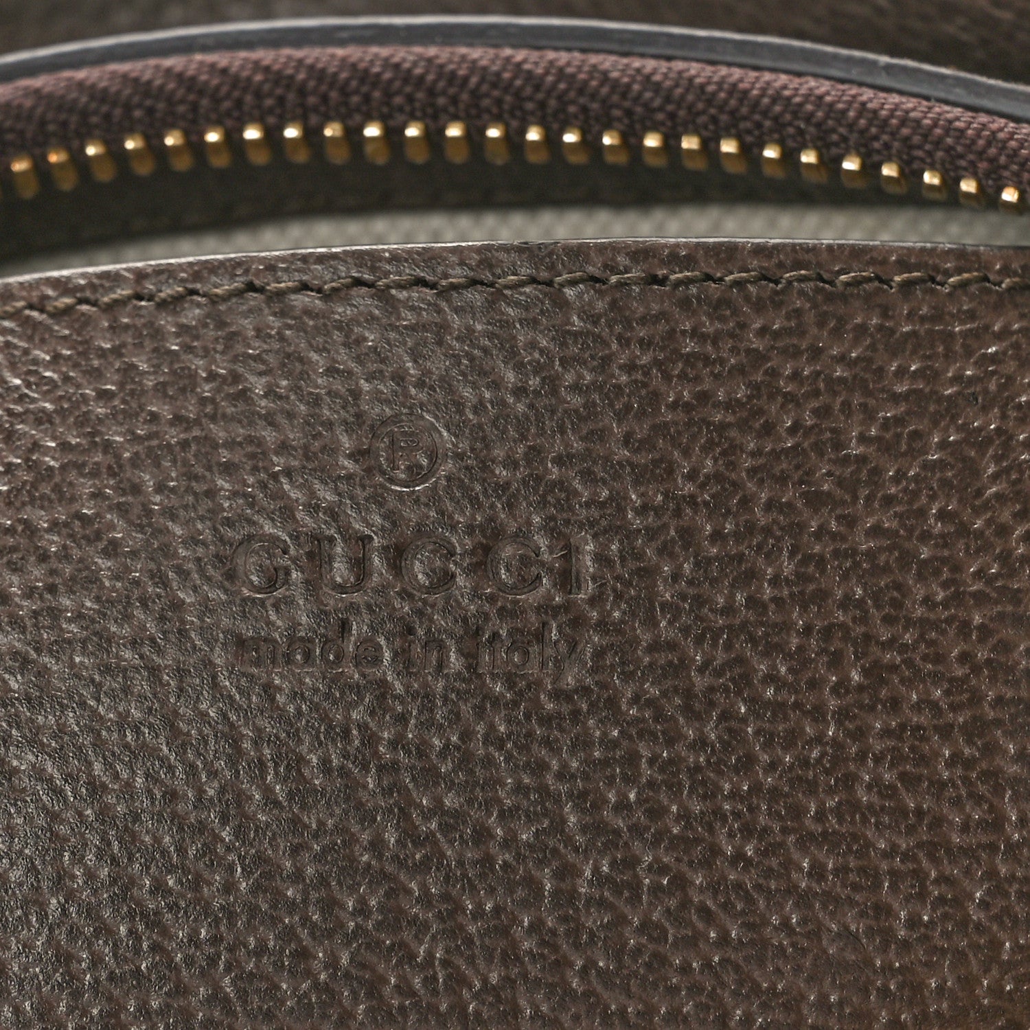 Gucci GG Supreme Monogram Textured Dollar Calfskin Small Ophidia Hobo Beige Ebony New Acero 6 of 10