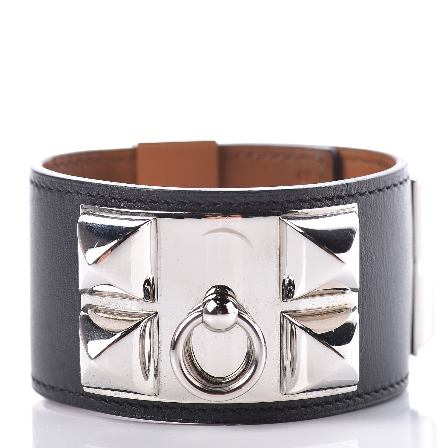 Hermes Chamonix Collier De Chien CDC Bracelet S Black 3 of 9