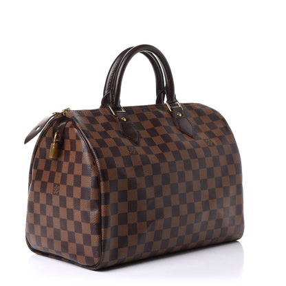 Louis Vuitton Damier Ebene Speedy 30 3 of 12