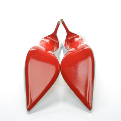 Christian Louboutin Metallic Calfskin So Kate 120 Pumps 35.5 Silver 5 of 7