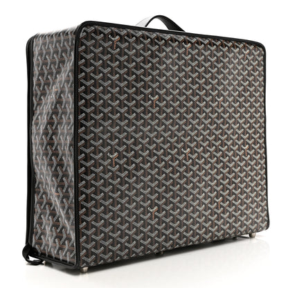 Goyard Goyardine Caravelle 50 Folding Suitcase Black 2 of 7
