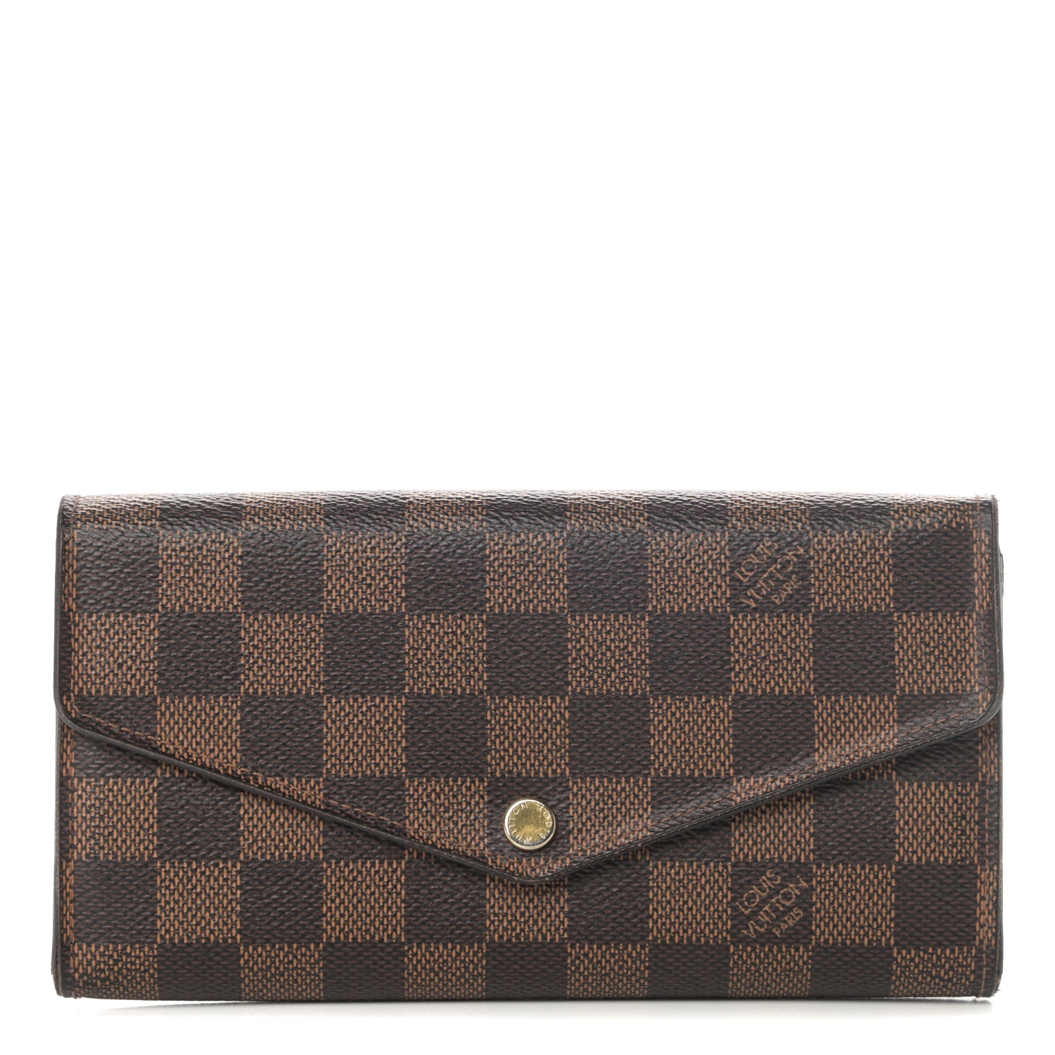 Louis Vuitton Damier Ebene Sarah Wallet NM 1 of 12