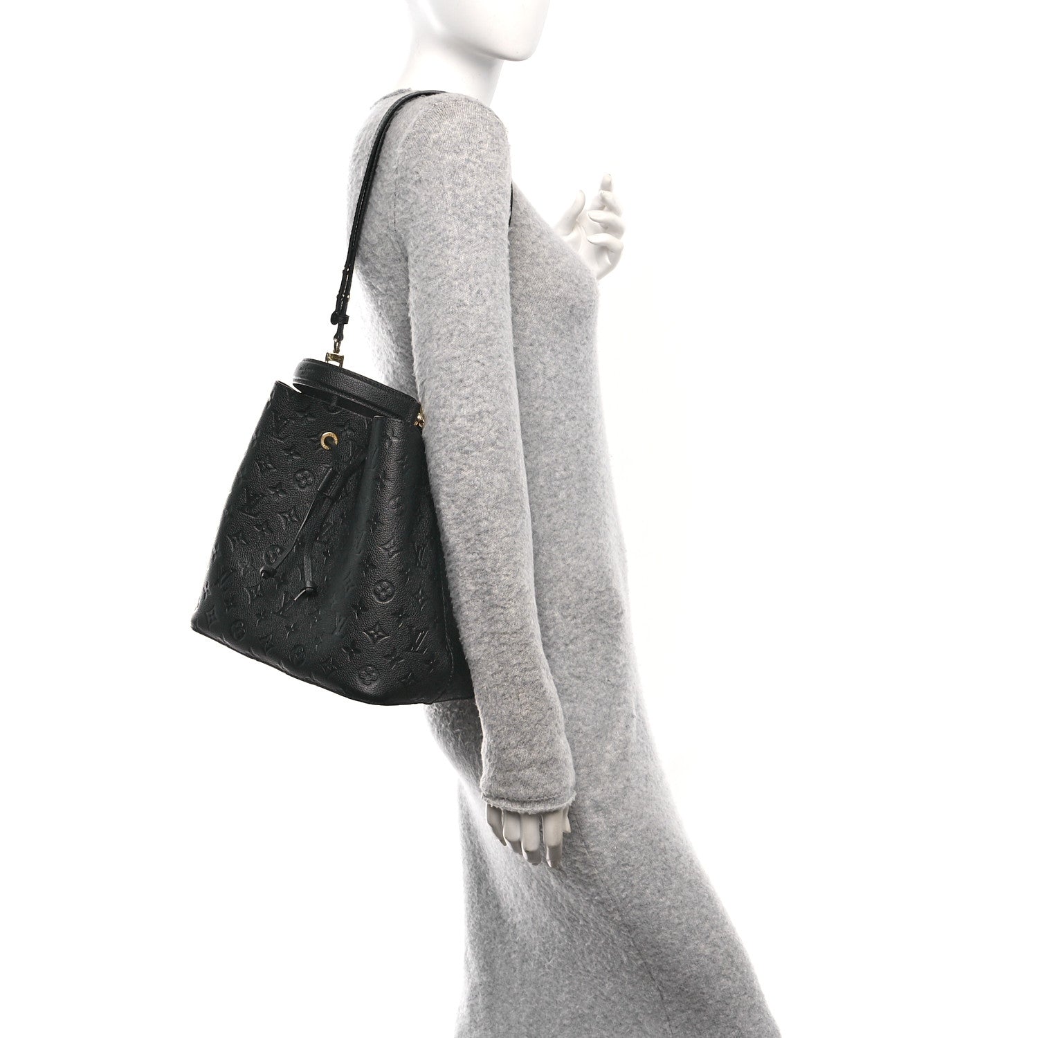 Louis Vuitton Empreinte Neonoe MM Black 2 of 10